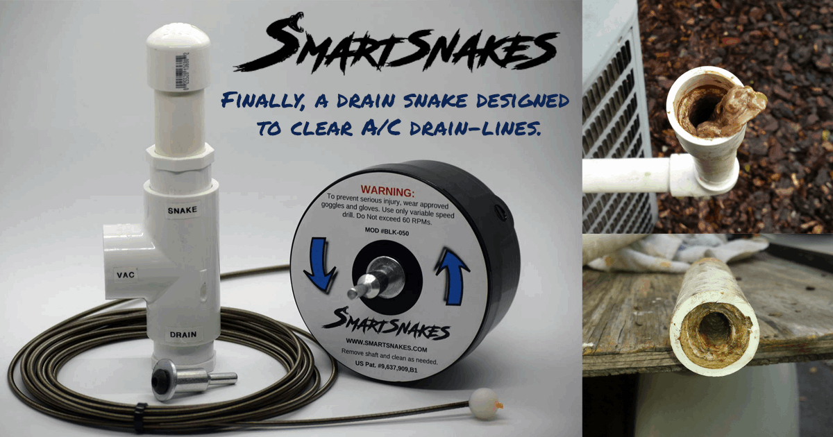 3/4 Flexible Drain Tubing Smart Snake - BLK-50 - Smart Snakes